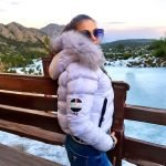 Jachete de iarnă pentru femei , glugă în jos - imagine 11