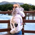 Jachete de iarnă pentru femei , glugă în jos - imagine 12