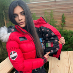 Jachete de iarnă pentru femei , glugă în jos - imagine 9