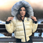 Jachete de iarnă pentru femei , glugă în jos - imagine 3