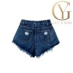 Дамски дънкови къси панталони КОД 2004 - Image 3