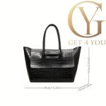 Geantă de mână Executive Croco Cod 8004 - imagine 2